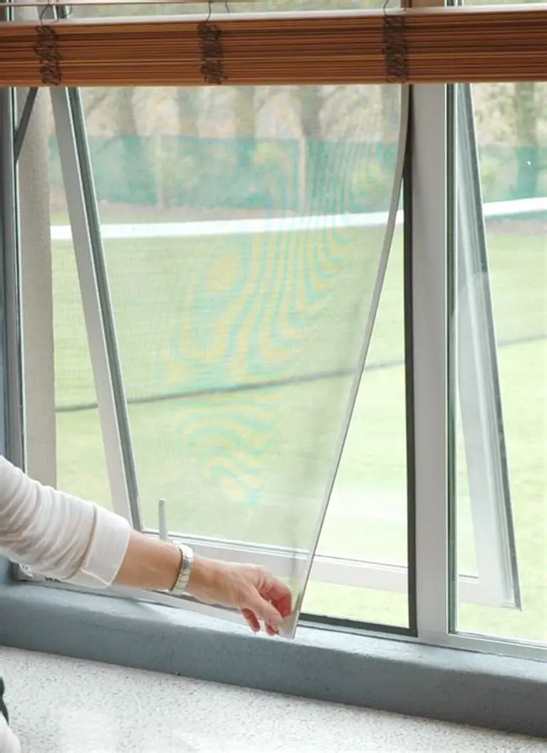 Magnet Insect Screen installed on window