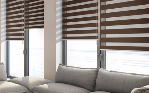 Zebra Blinds dual layer system for flexible light control